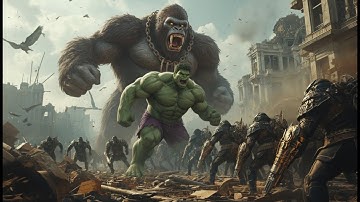 KONG & HULK: The power of two Titans against an army of apes