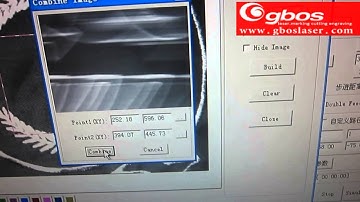 CCD seriescamera oriented laser cutting machine (video of split joint)