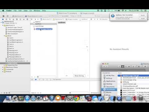 XCode Image Drag drop problem to Assets folder