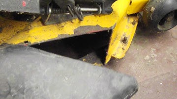 Cub Cadet Bagger Boot Install