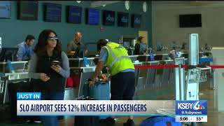 San Luis Obispo County Regional Airport sees 12% uptick with more than 544,500 passengers