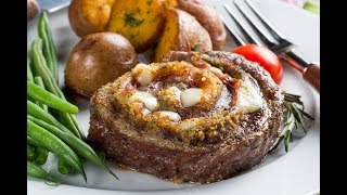 Our flank steak pinwheels are a mouthwatering, savory meal that's
perfect as sunday night supper! click here for the full
recipe:https://www.mrfood.com/bee...