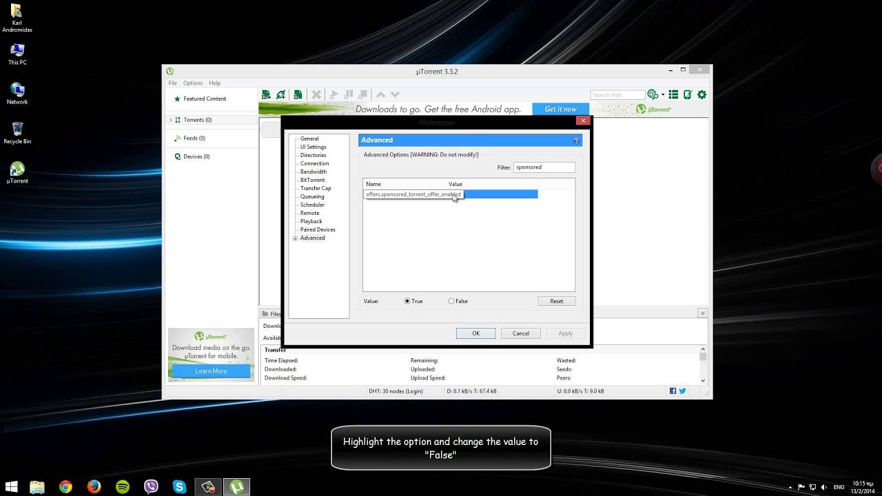 How to Remove Ads from uTorrent