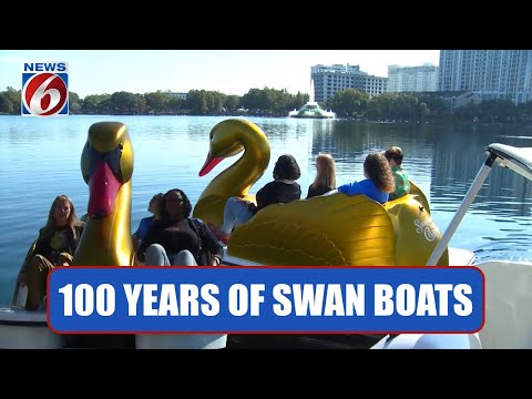 Century of tradition: Orlando unveils golden swan boat at Lake Eola