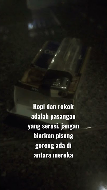 kopi dan rokok