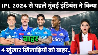 IPL 2024 MI Release Player List |Jofra Archer | Mumbai Indians Released Player List Before IPL 2024