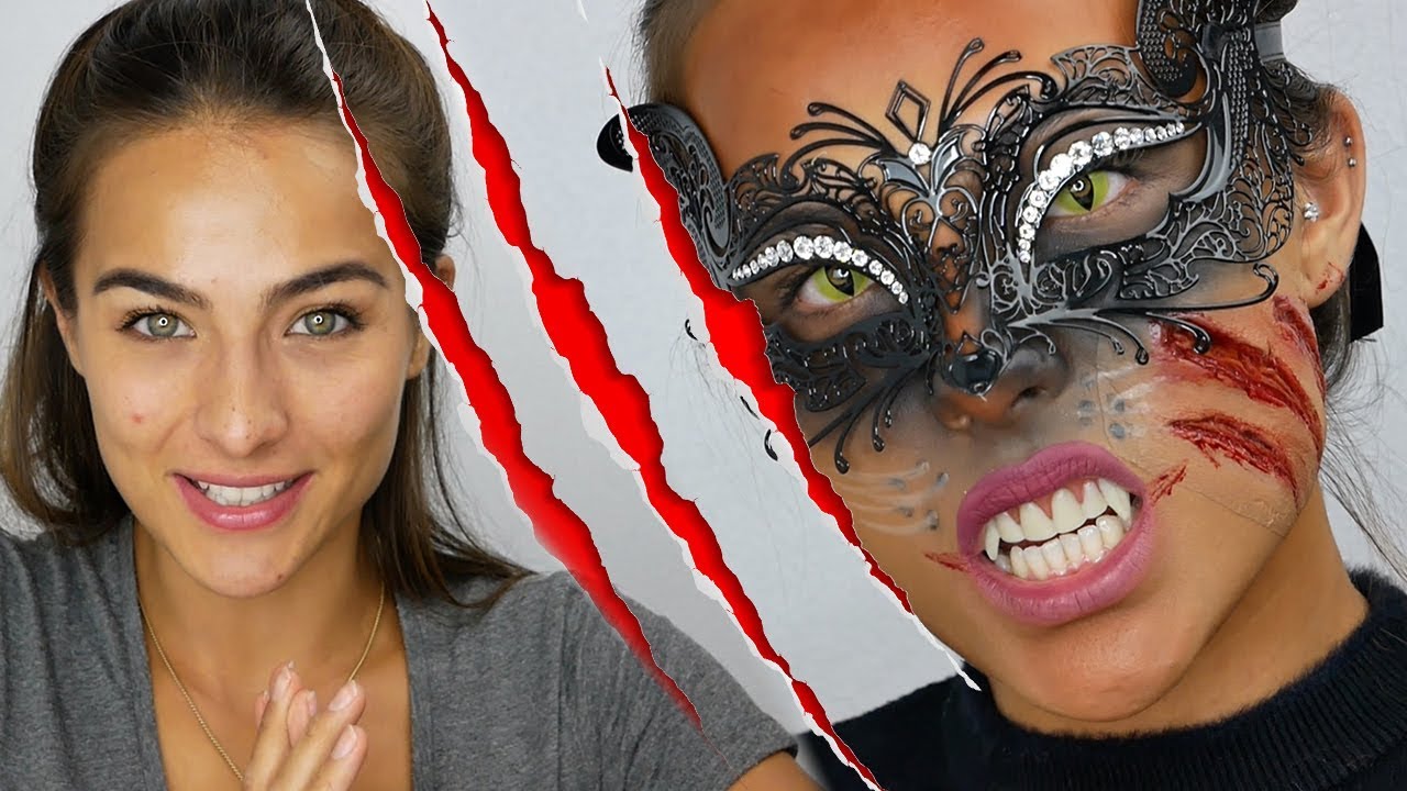💉🐱Halloween bloody Cat look Nochtli YouTube