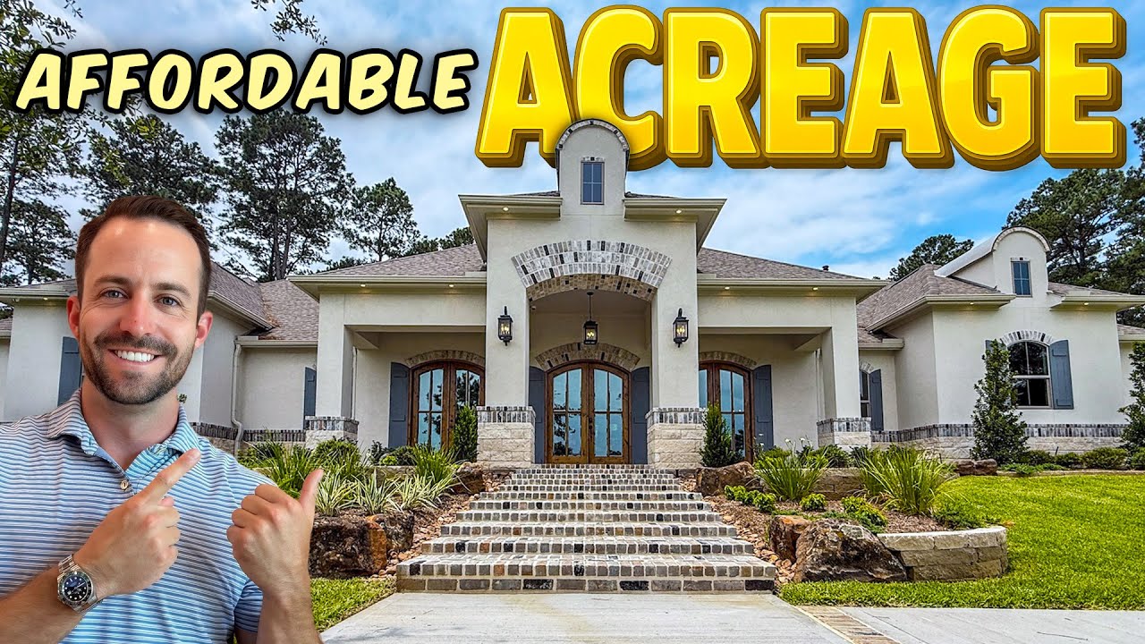 We FOUND Custom Houston Texas Acreage Homes Starting at $680K!