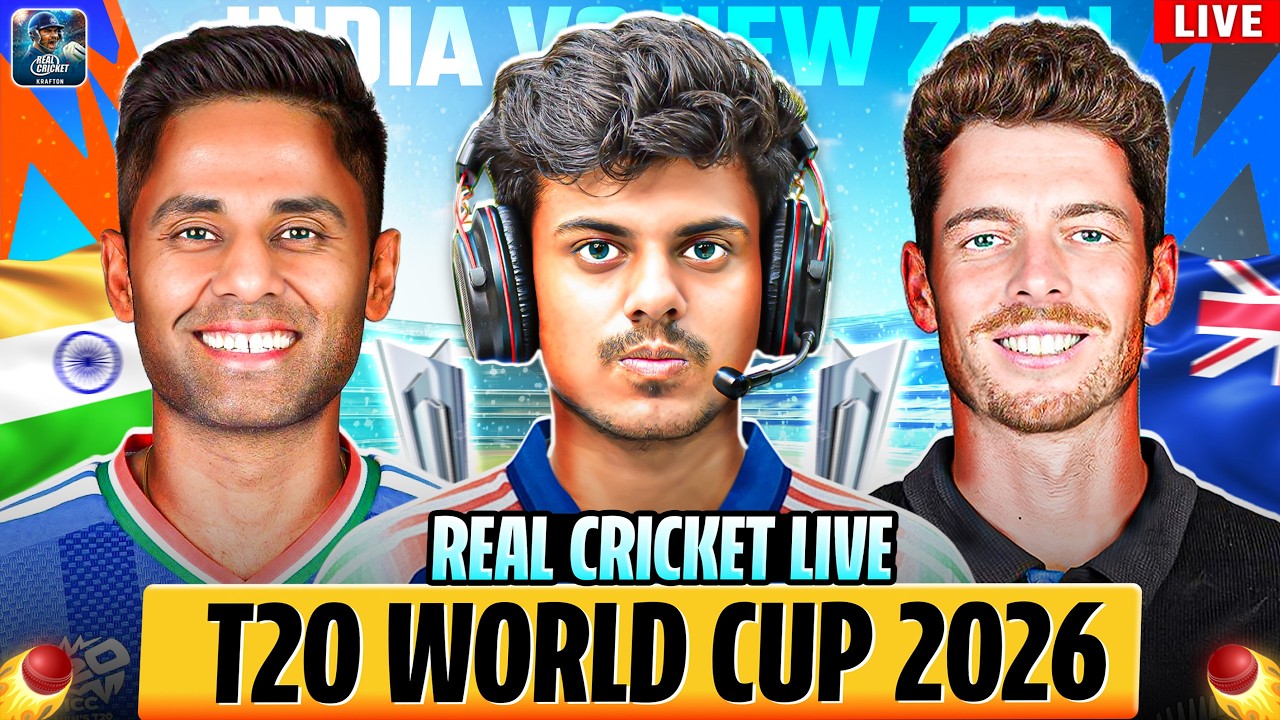 LIVE : India Vs New Zealand Rematch🏆| T20 WC 2026 Final In Real Cricket 
