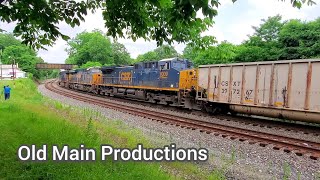 CSX empty coal E780 glides through Shenandoah Junction