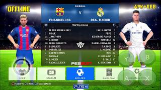 PES 2017 MOBILE MOD 2026 OFFLINE PARA ANDROID GRAFICOS PS5 / NOVO MENU &amp; TRANSFERENCIAS &amp; KITS 25-26
