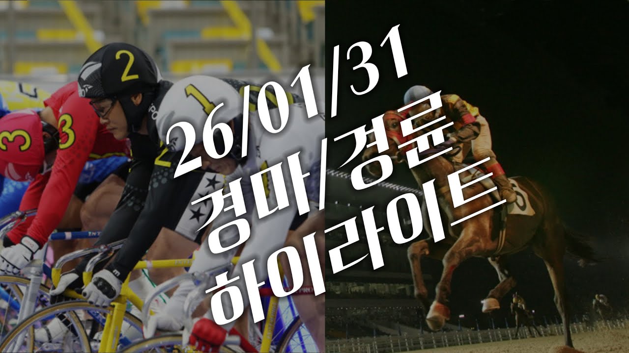 26/01/31 경륜2일차/토요경마 하이라이트 #경정 #경마 #경륜