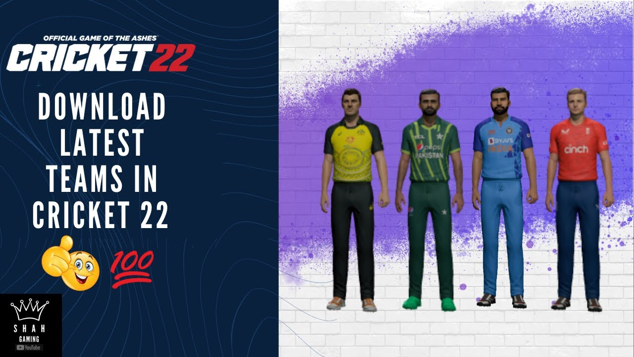 How To Download Latest International Teams In Cricket 22 | Simple Steps