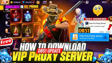 HOW TO DOWNLOAD FREE FIRE PROXY SERVER 🥳 FREE FIRE PROXY SERVER DOWNLOAD LINK 🤯 PROXY SERVER LINK