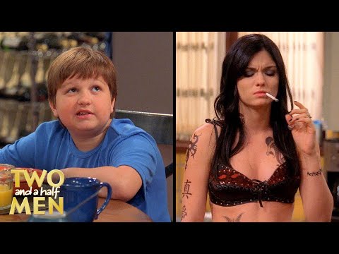 Jake Has Cereal with a Half-Naked Woman | Two and a Half Men