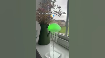 Link in bio🩵💙💚 #roomdecor #decor #room #lamp#jellyfish #ocean #nightlights #home #lights