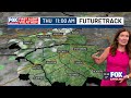 Repeat pattern tomorrow with dry morning, afternoon showers