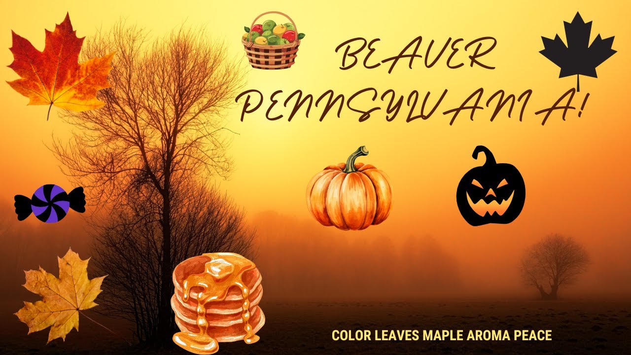 Осенняя прогулка в Бивере, штат Пенсильвания 🍁🍁🎃 (4K) 🎬📽