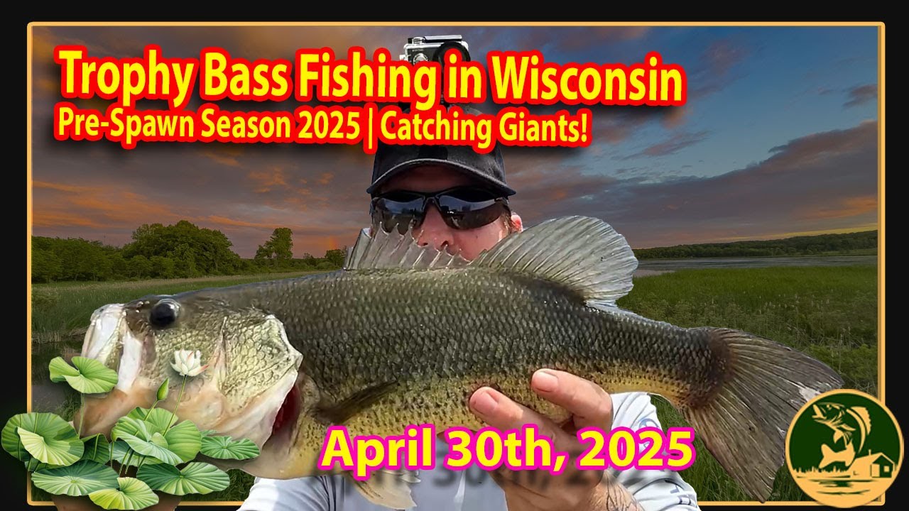 🎯 Trophy Bass Fishing in Wisconsin's Pre Spawn Season 2025  Catching Giants!