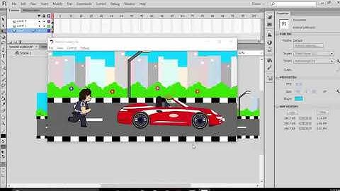 Adobe Flash CS6: Cara Membuat Animasi Karakter 2 Dimensi Berjalan