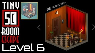 50 tiny room escape level 6 walkthrough (  Reflection )