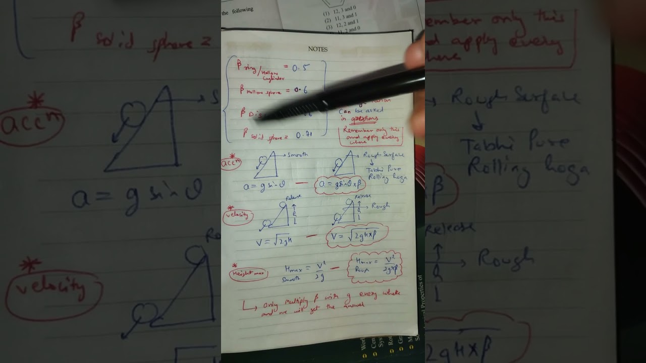 KINETIC ENERGY IN ROLLING MOTION IN 3 MINS 😱👏🏻🌟 