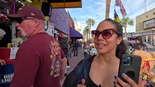 Daytona Biketoberfest 2023 on a bike! (and some walking too)