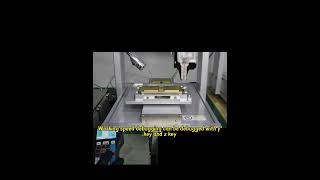 Automatic hot melt glue dispensing machine for mobile phone LCD screen refurbish.#repairfactory