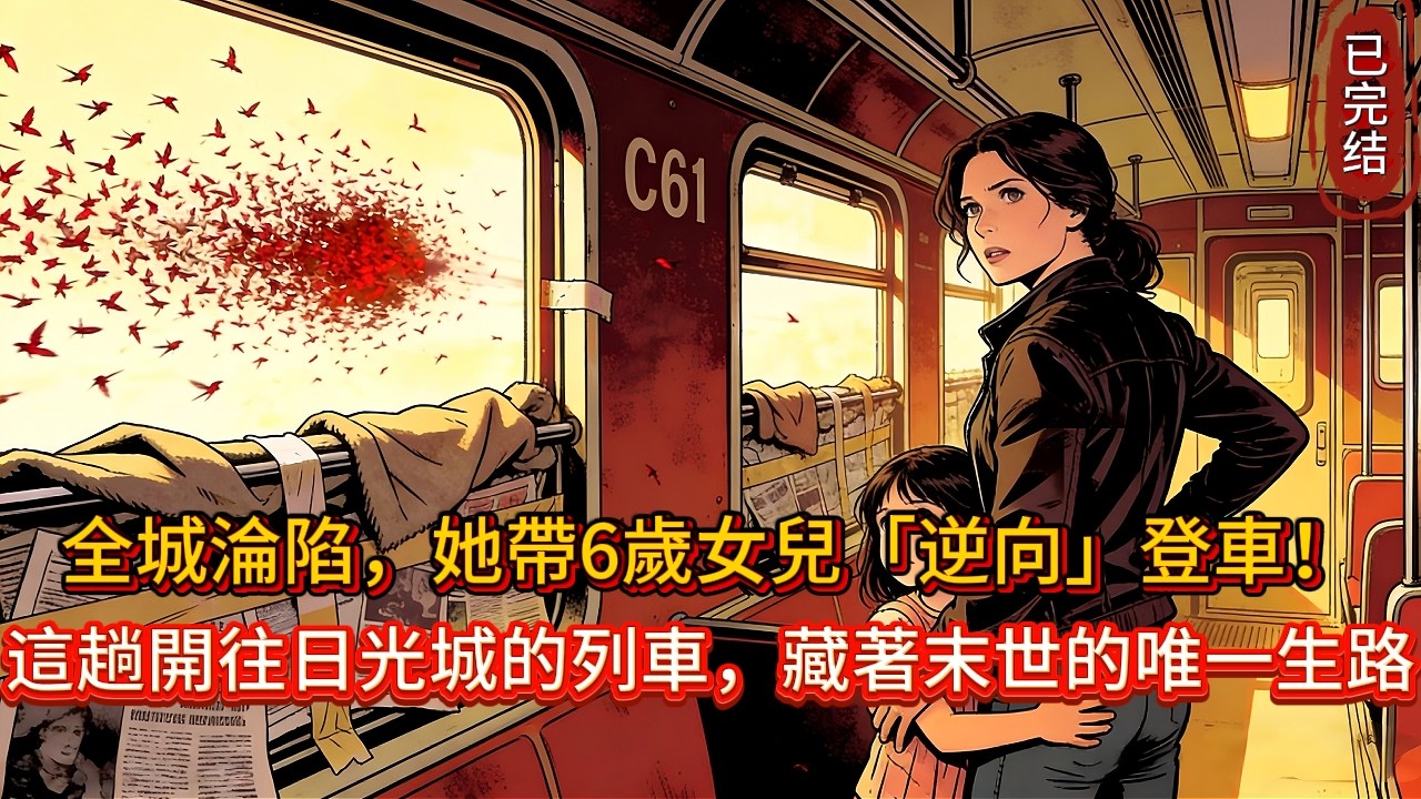 【末日求生】人类離奇暴斃，我抱著女兒衝上火車🚂｜沒想到真正的死神，竟然是看不見的「它」...#novel  #comics #小说推荐  #末世  #小說   #完结文