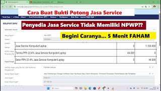 How to Create Billing Code and eBupot PPh 23 in the Coretax Application But the Service Provider ...