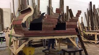 Building a Rustic Sleigh timelapse. The project took a total of 50 hours to complete in 4 Days.