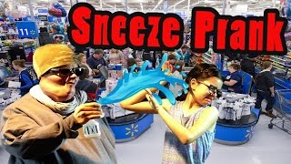 Prank SNEEZE PRANK  WALMART, Kids Friendly PRANKS