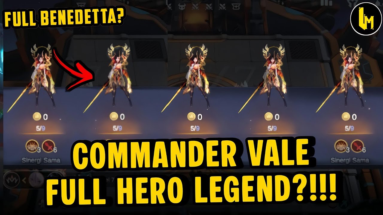 COMMANDER VALE ! FULL BENENDETTA? !!! MAGIC CHESS GO GO!