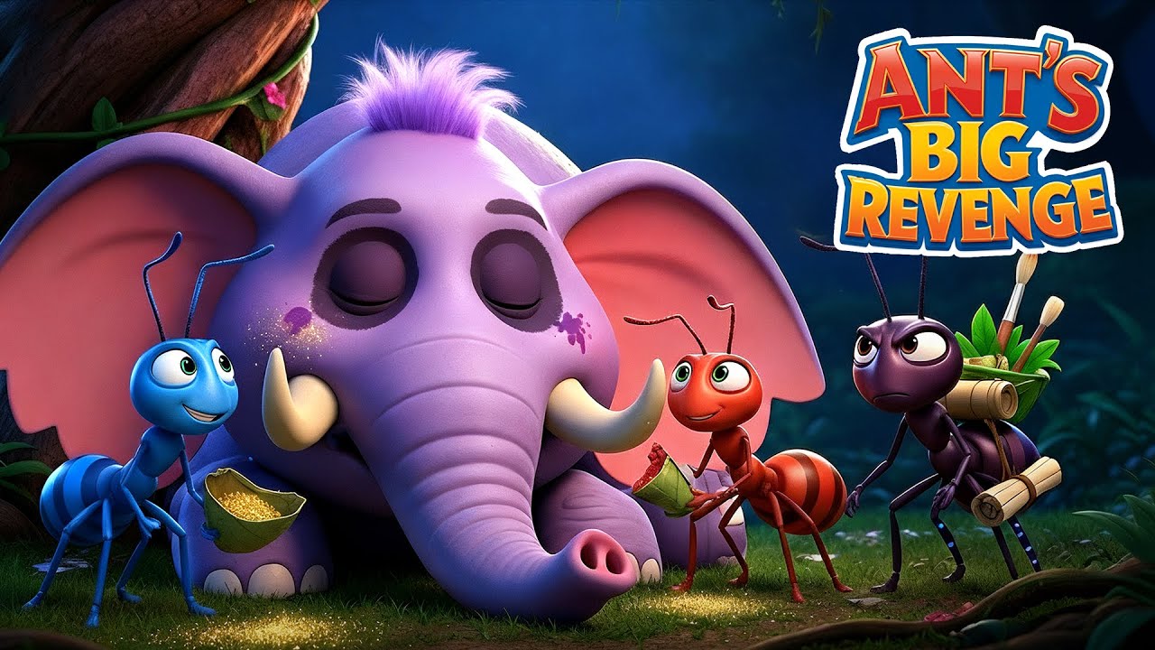 The Little Ant’s Big Revenge 🐜🐘 | English Moral Stories | Bedtime Stories