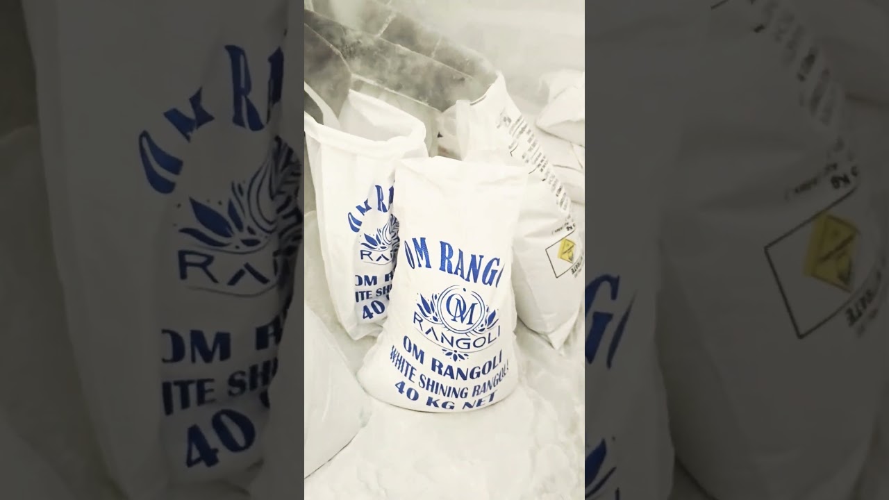 White shining rangoli manufacturer 