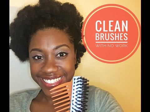 How to: Clean your Hair Brushes with No Work!
