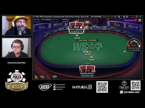 WSOP Online - Final Table do #23 DeepStack Championship NLHE do Natural8 - US$ 190.273,62 para o ...