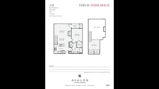 Classic 1,005 sq ft One Bedroom with Loft