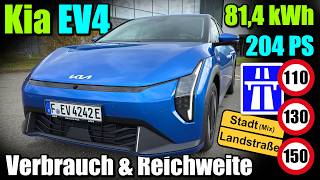 Kia EV4 2026: REAL-Verbrauch und Reichweite - Daten Infos Review Testbericht deutsch WLTP TLTP