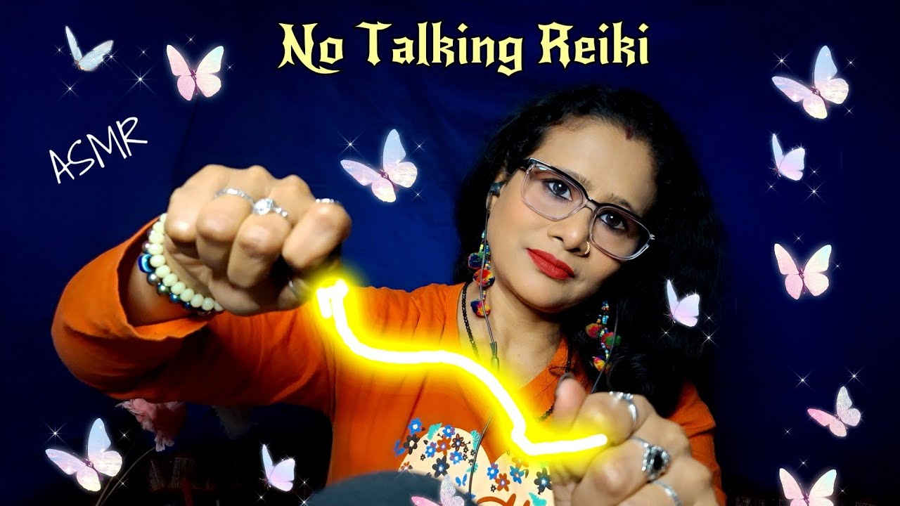 Reiki ASMR Cleaning Your Aura ✨ No Talking | Hand Movements & Layered Energy Sounds| Asmr Ghosal