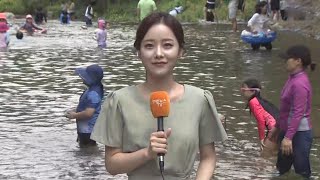 '초복' 더위 피해 계곡으로…주말 피서객 '북적' / 연합뉴스TV (YonhapnewsTV)