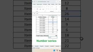 Excel tips #shorts #excel