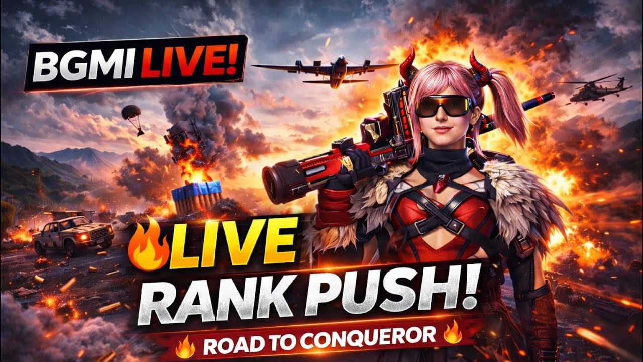 BGMI LIVE 🔥 Crazy Clutch Moments | Road to Conqueror | Rush gameplay ⚡