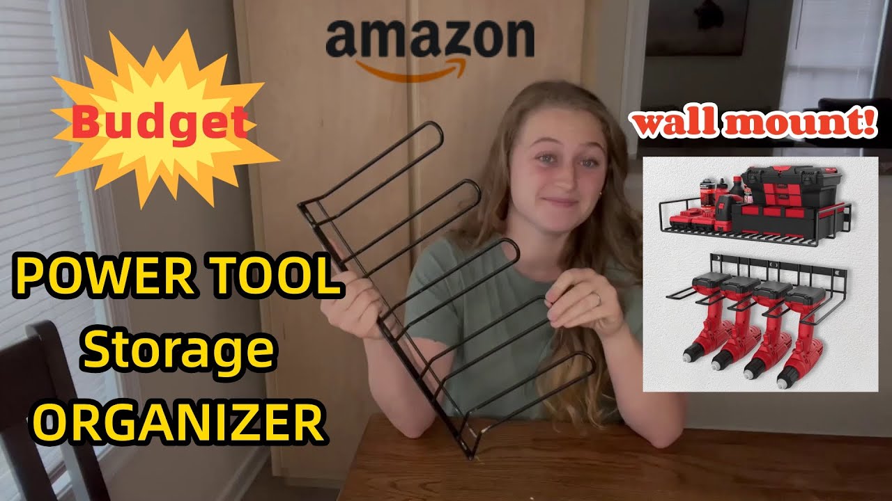 Power Tool Storage Organizer On A Budget, Wall Mount | Install | Review
