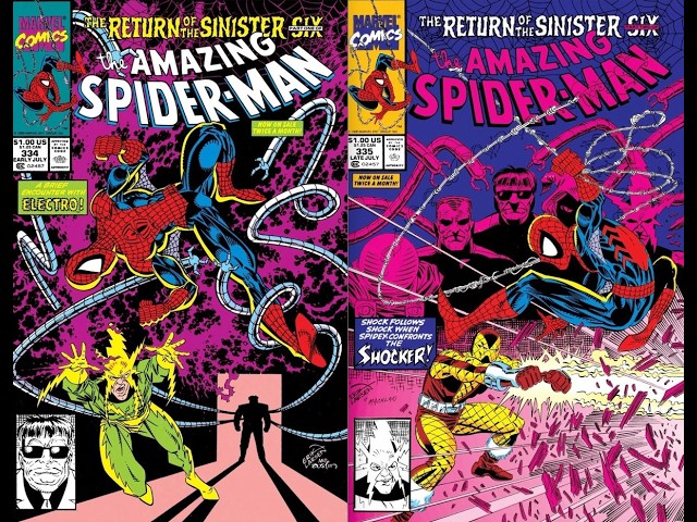 Amazing Spider-Man 334-335 David Michelinie & Erik Larsen Return
