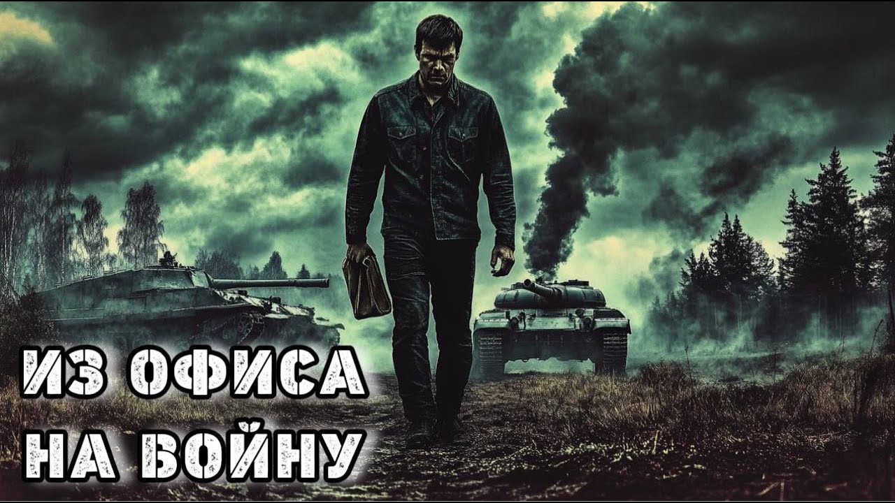 ПОЛНАЯ КНИГА : ИЗ ОФИСА НА ВОЙНУ | Аудиокнига про попаданцев