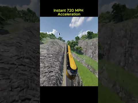 What Happens at 720 MPH? Mind-Blowing Acceleration! 😱 @uniquegamr