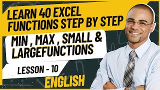Learn 40 Microsoft Excel Functions Step by Step | Mastering MIN , MAX , SMALL & LARGE Functions