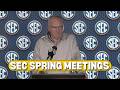 SEC Spring Meetings 2026 Commissioner Greg Sankey Opening