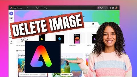 How to Delete Image in Adobe Express 2025?